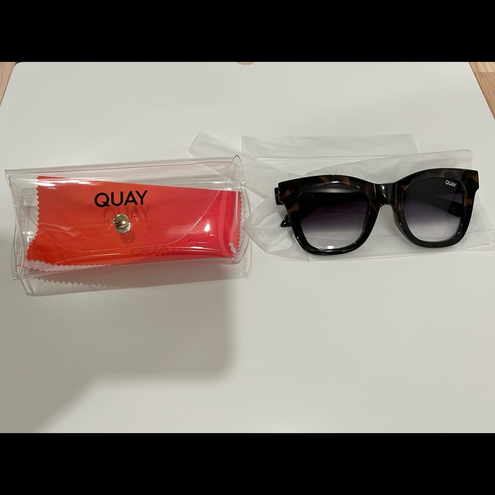 Quay sunglasses - After Hours, Tortoise Black/Fade